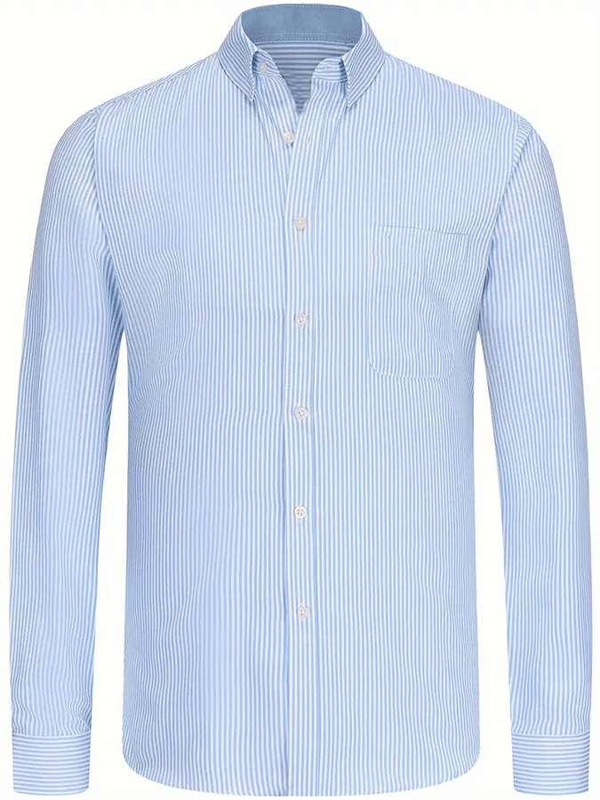 Camisa a rayas ejecutivo casual para hombre