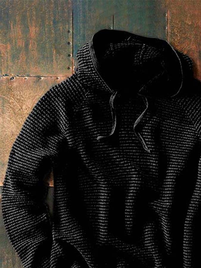 Sudadera Hooded Waffle para hombre