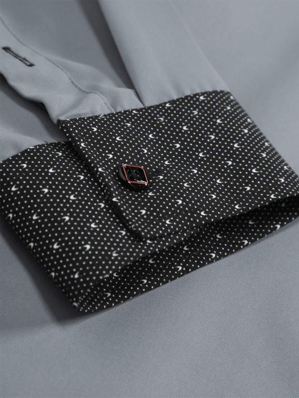 Camisa ejecutivo casual de manga larga para hombre