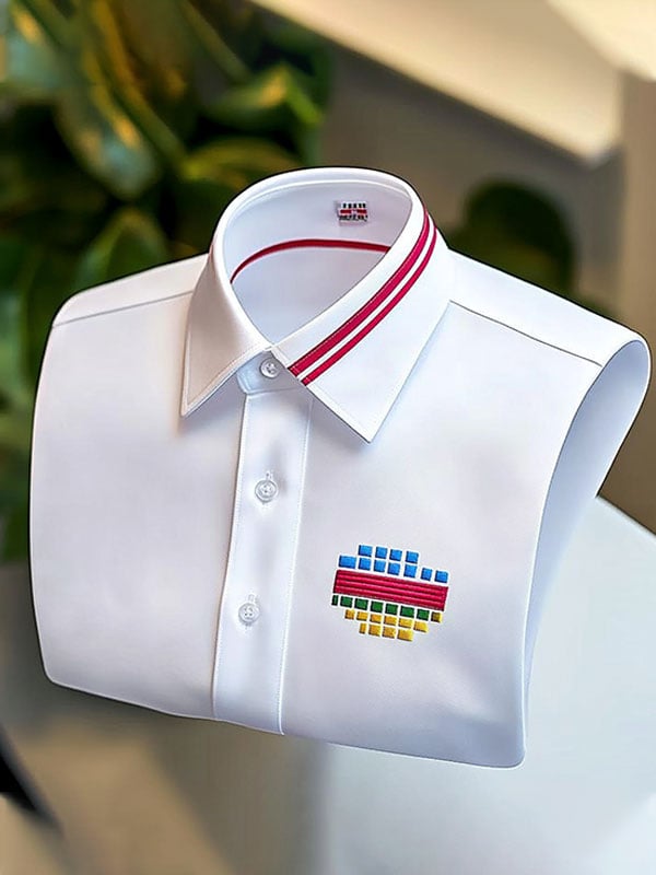 Camisa de lujo ejecutivo Logo Icon para hombre