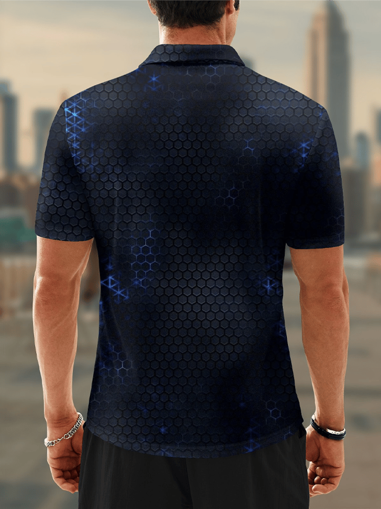 Moisture Wicking Chest bolsillo casual Polo