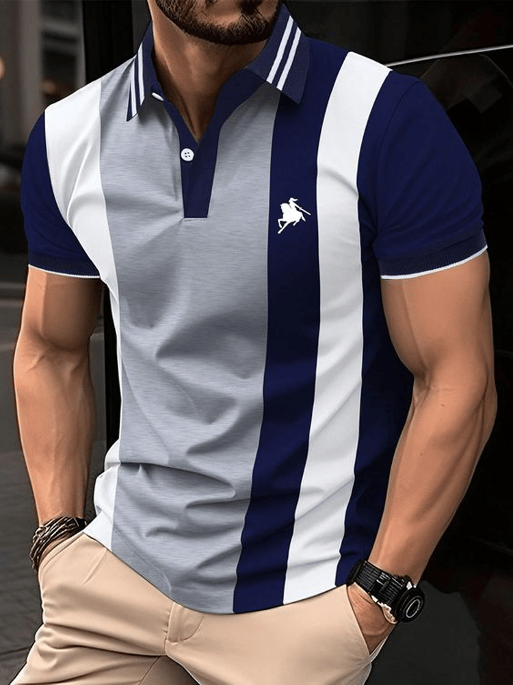 Camisa casual ejecutivo de moda polos para hombre