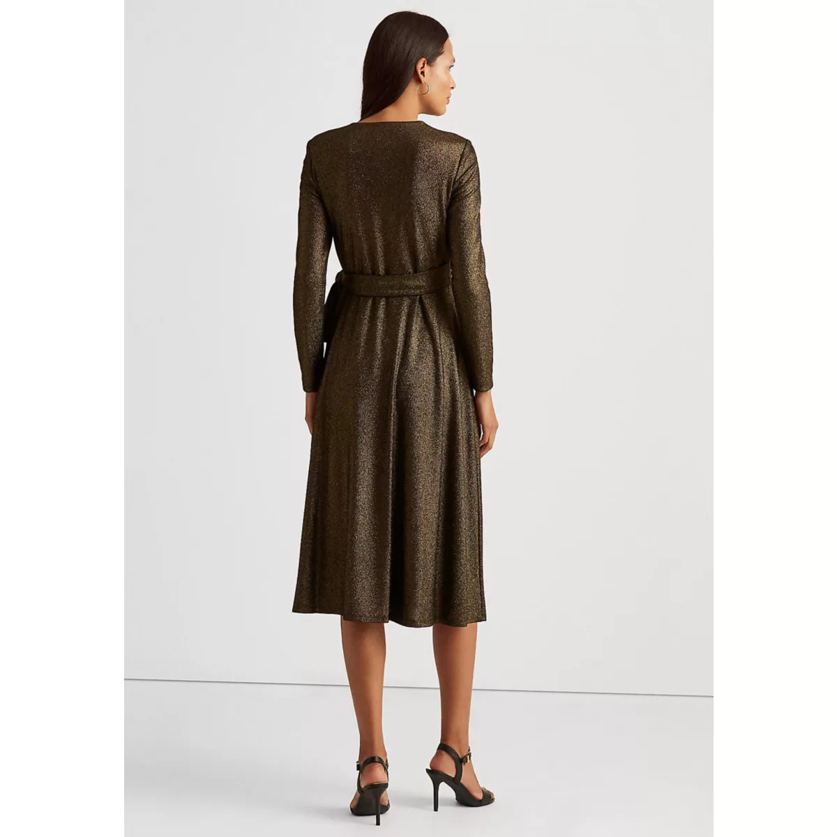 Metallic Jacquard Dress - 2