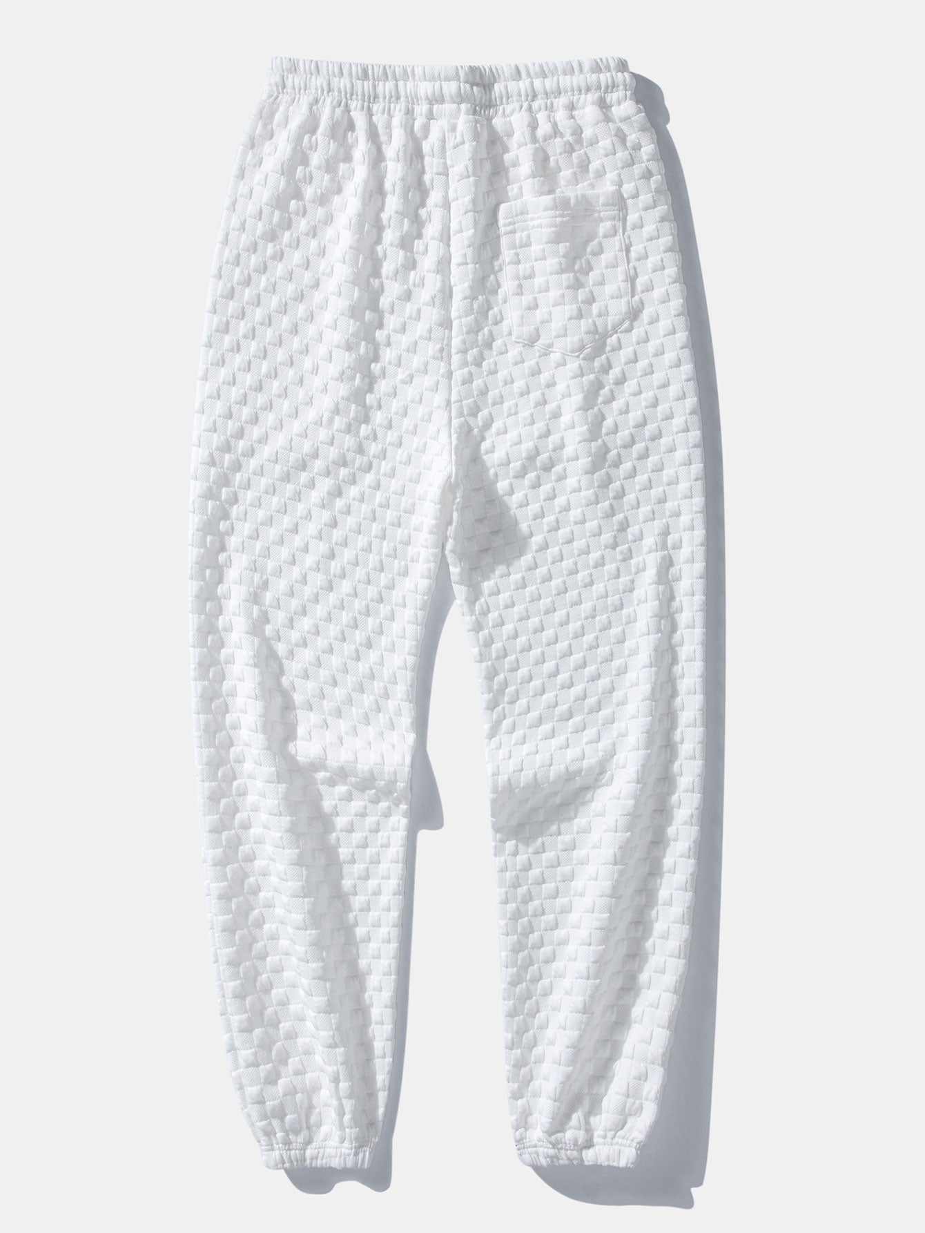 Sudadera Checkerboard Jacquard Quarter Zip & Jogger pantalón