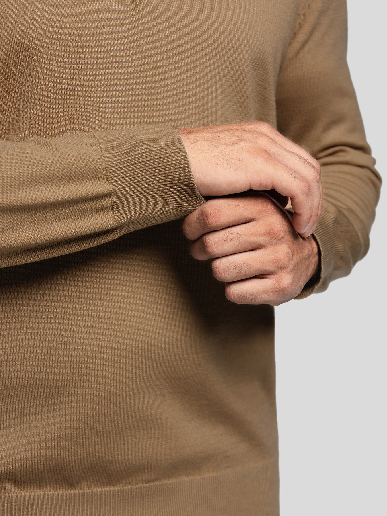 Gentletejido Buttoned cuello Sweater Polo