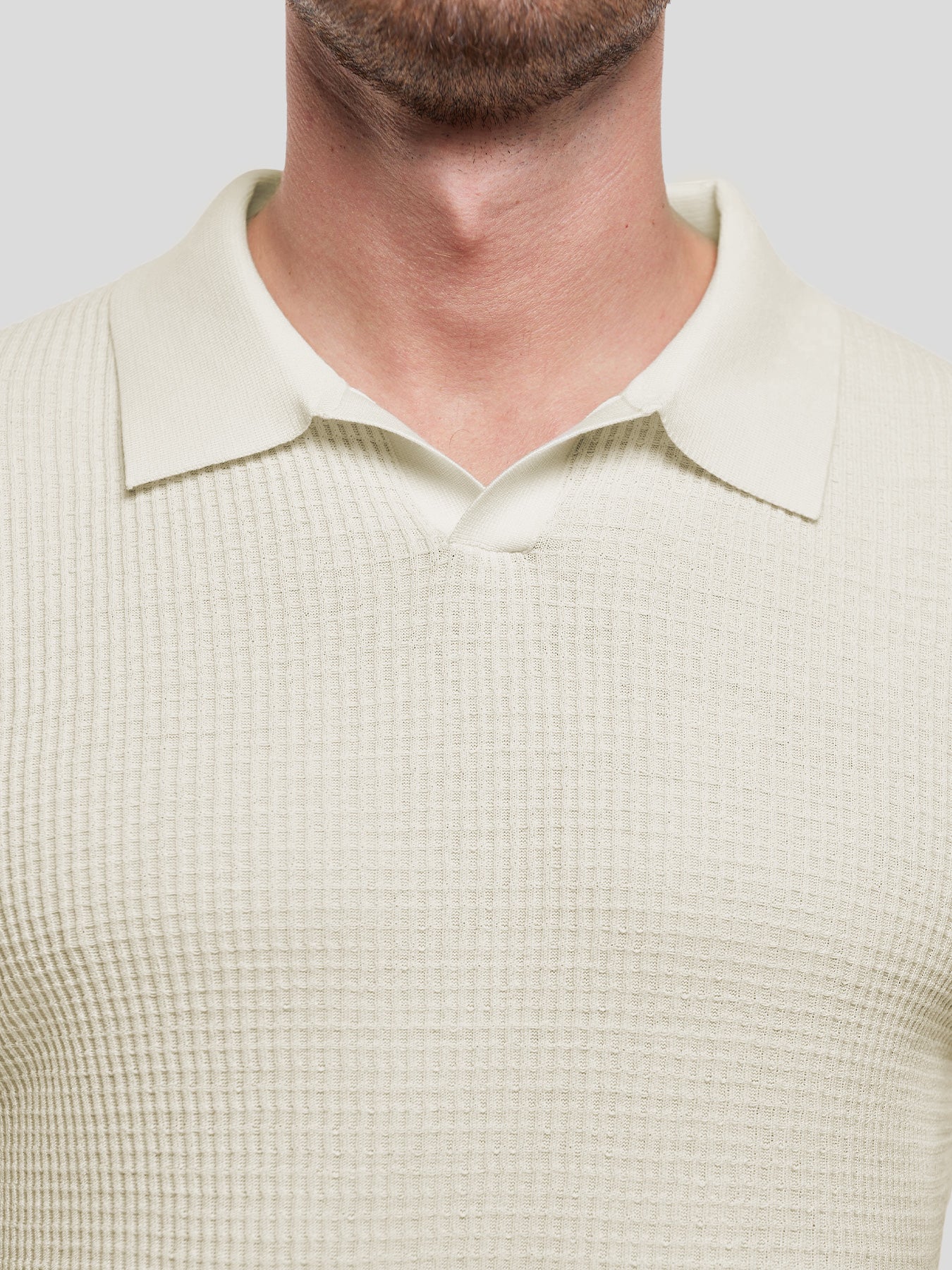 Flextejido Active tejidoted Buttonless Polo