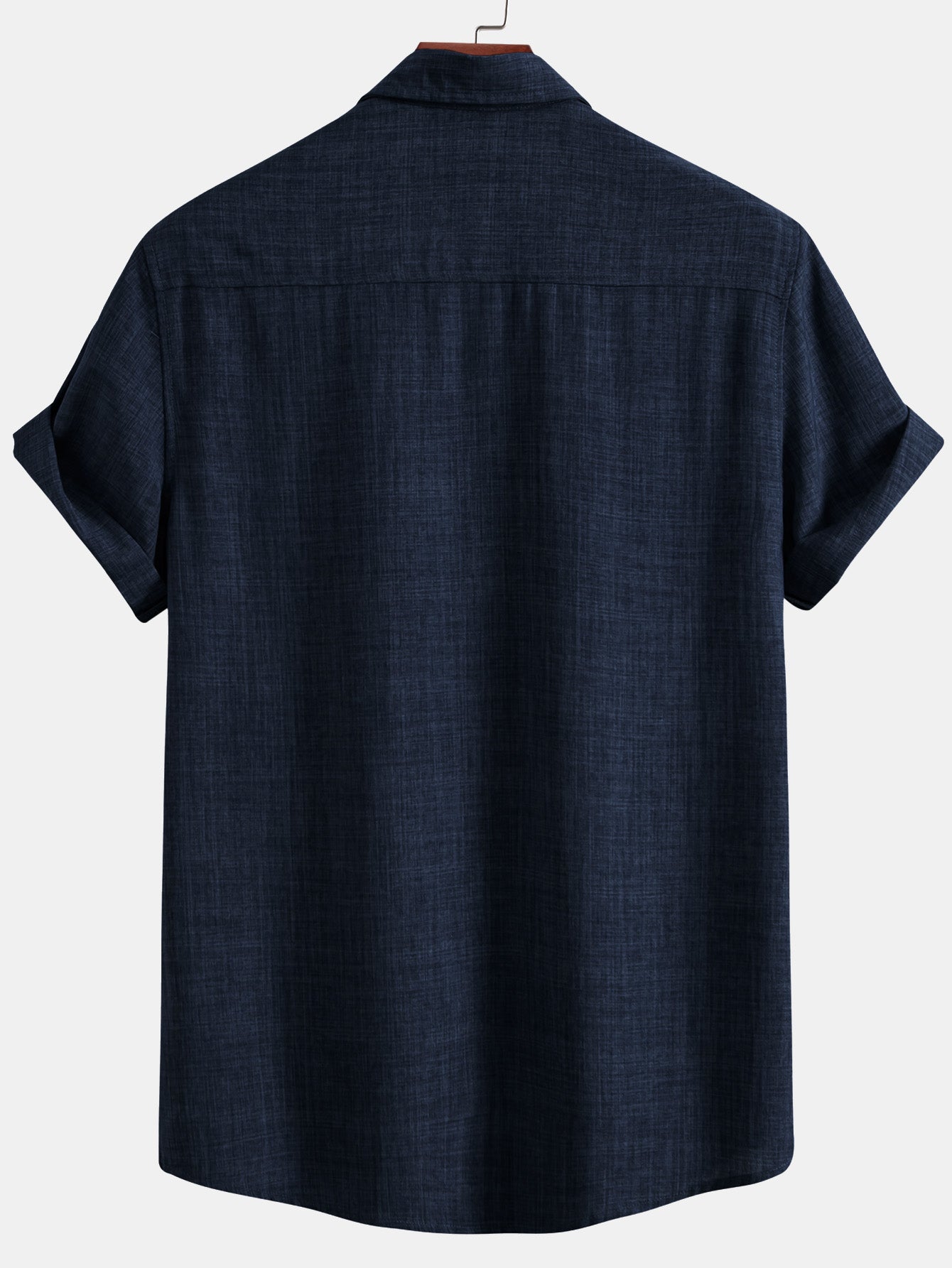 Camisa Textured Button Up With Two Pockets