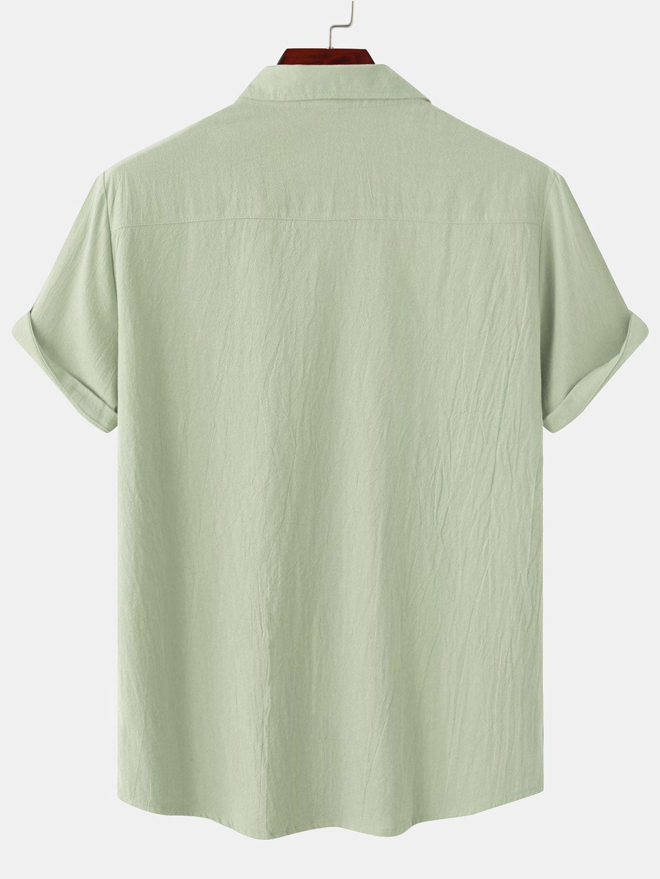 Camisa Man Button Up With Patch Pockets