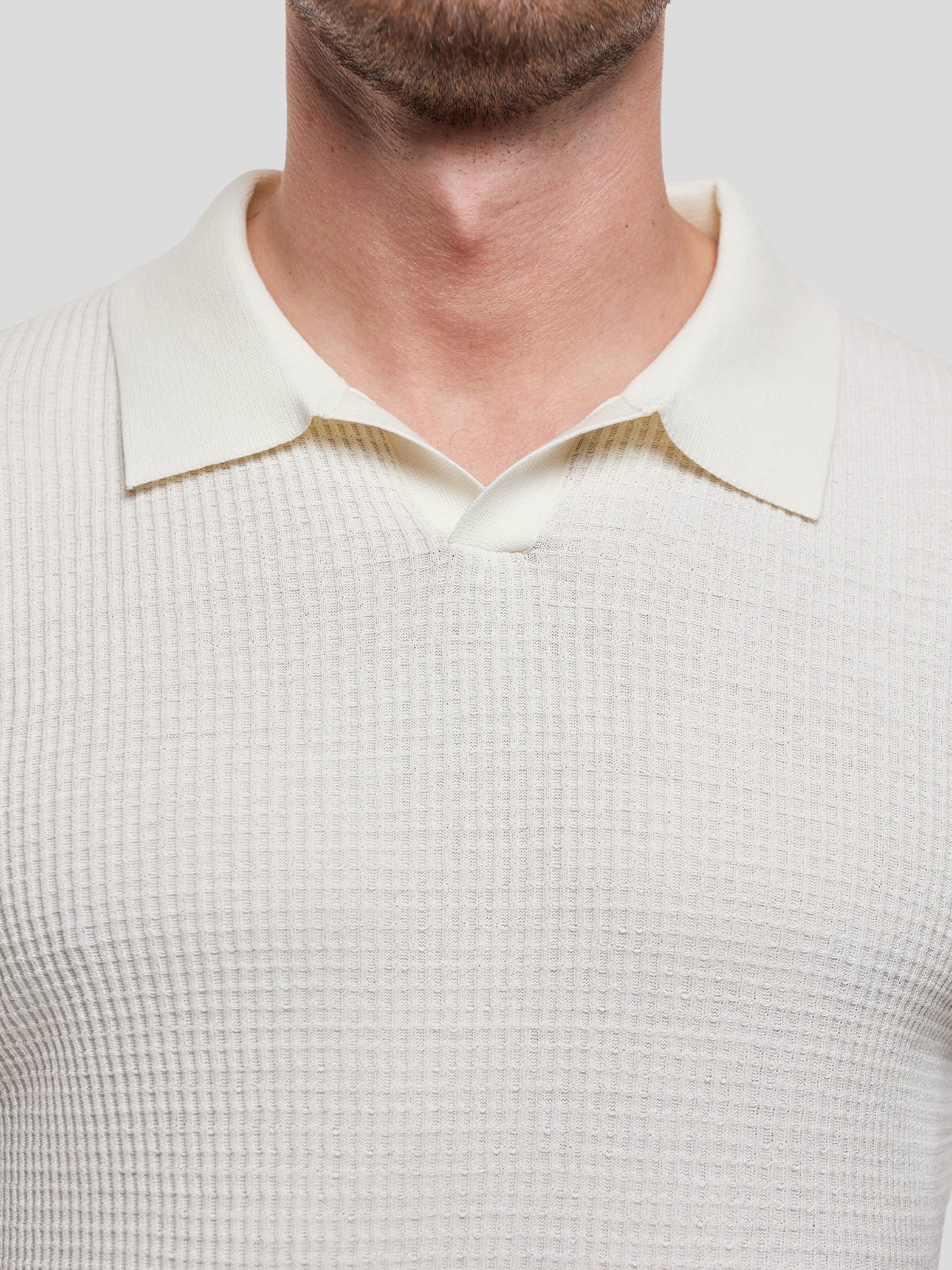 Flextejido Active tejidoted Buttonless Polo
