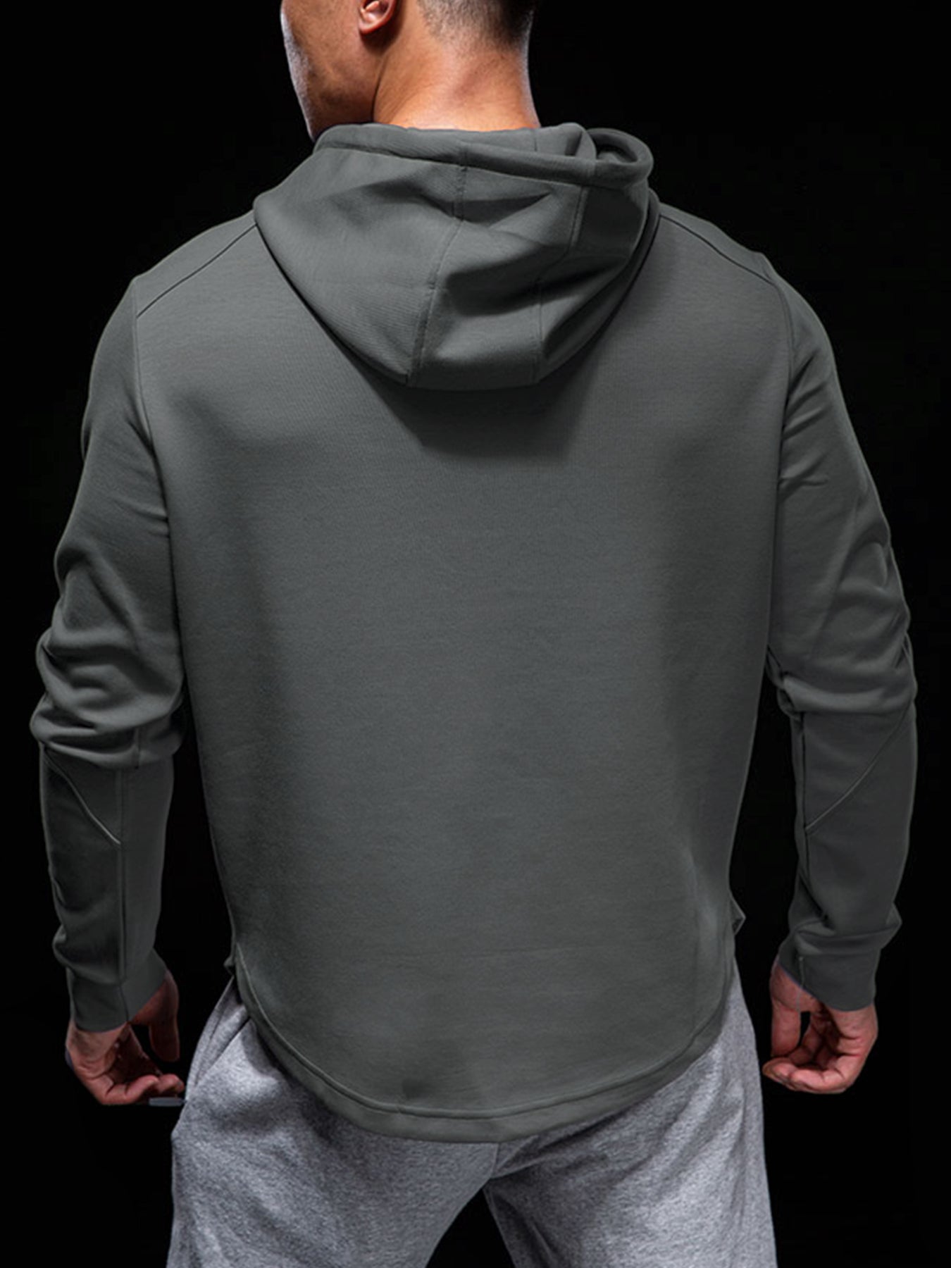 Sudadera CozySpacer Curve Hem con gorrasucha