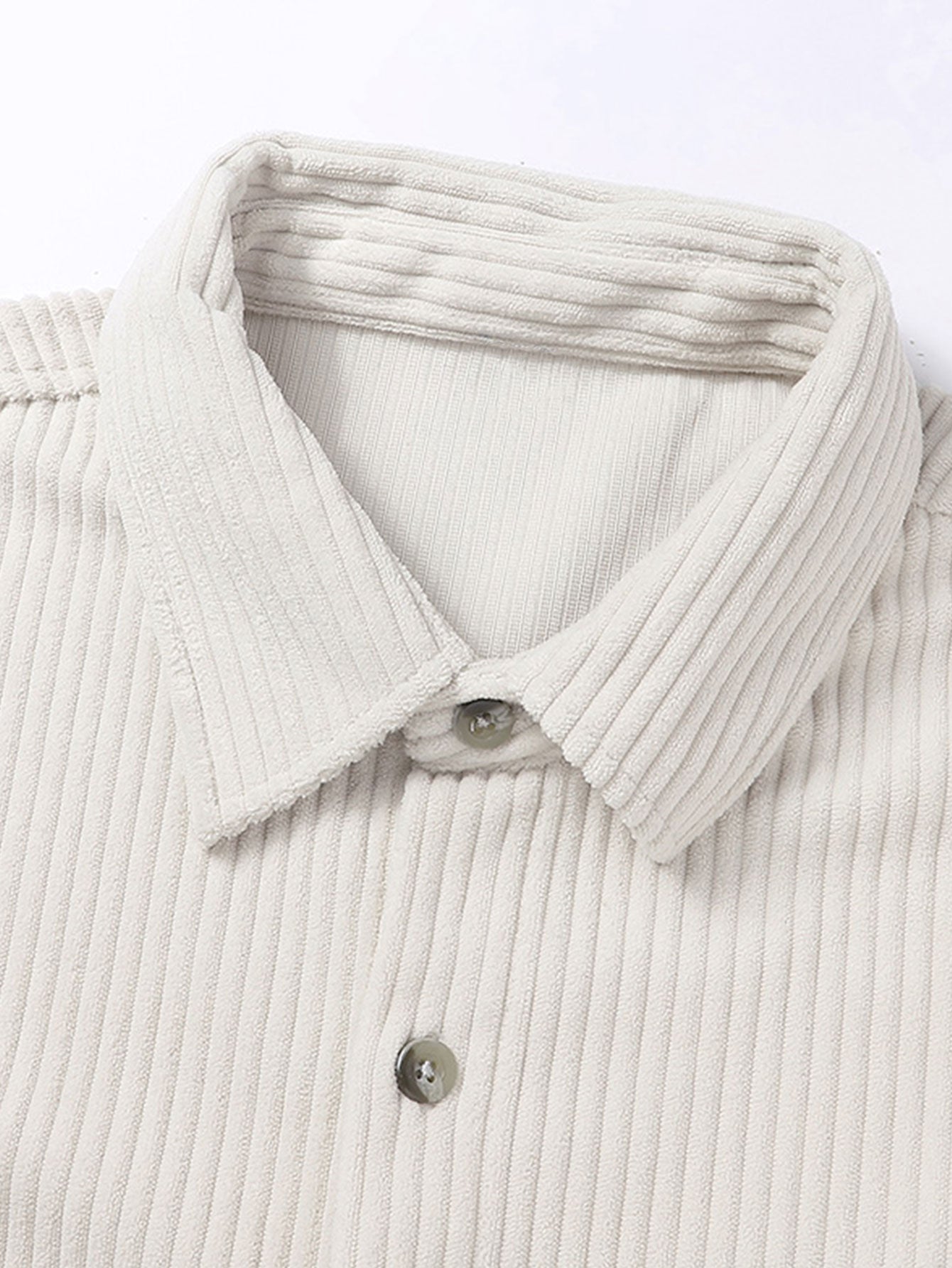 Camisa Relax Fit Button Up Corduroy