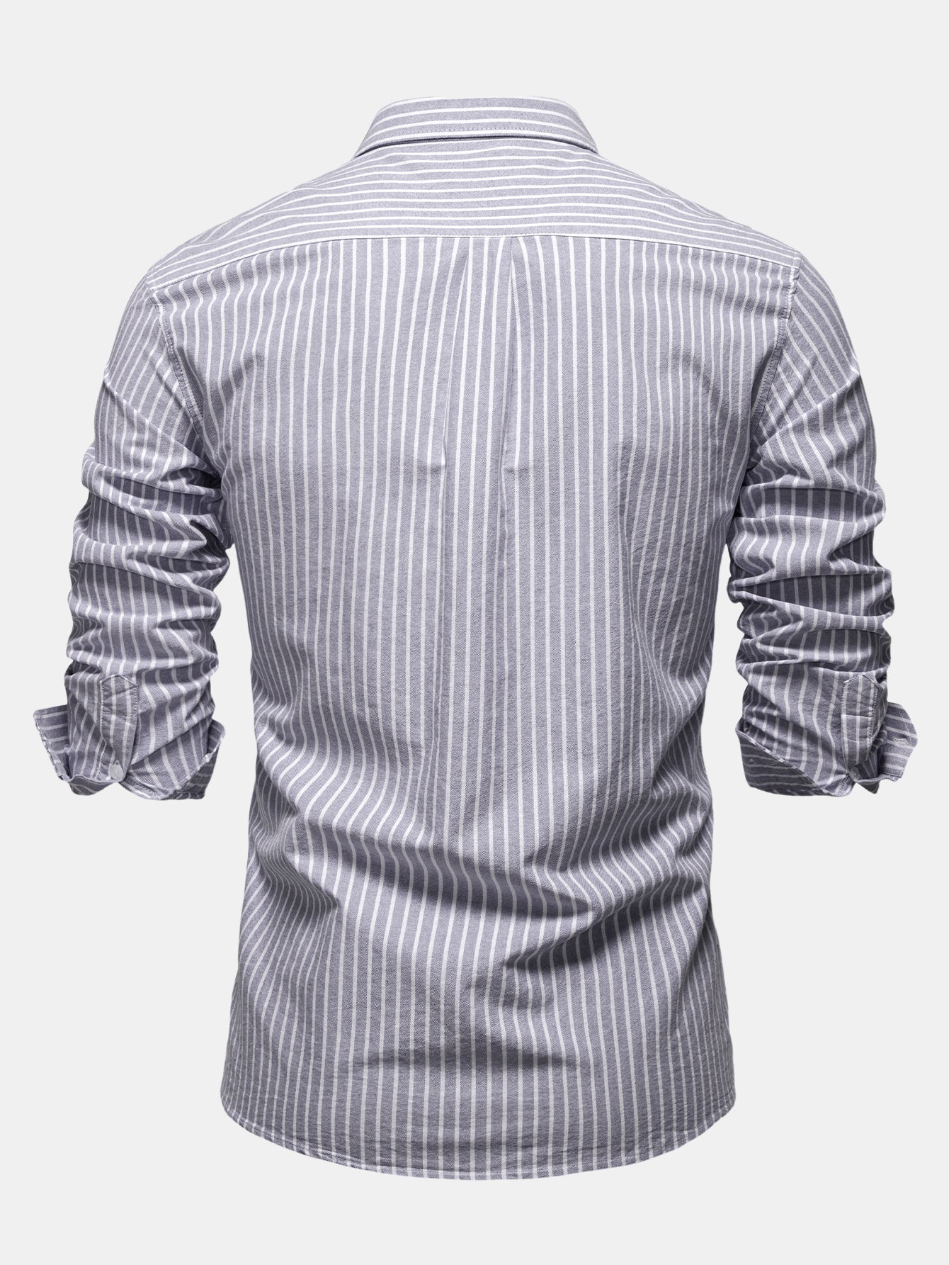 Camisa Cowboy Embroidery de algodón rayas
