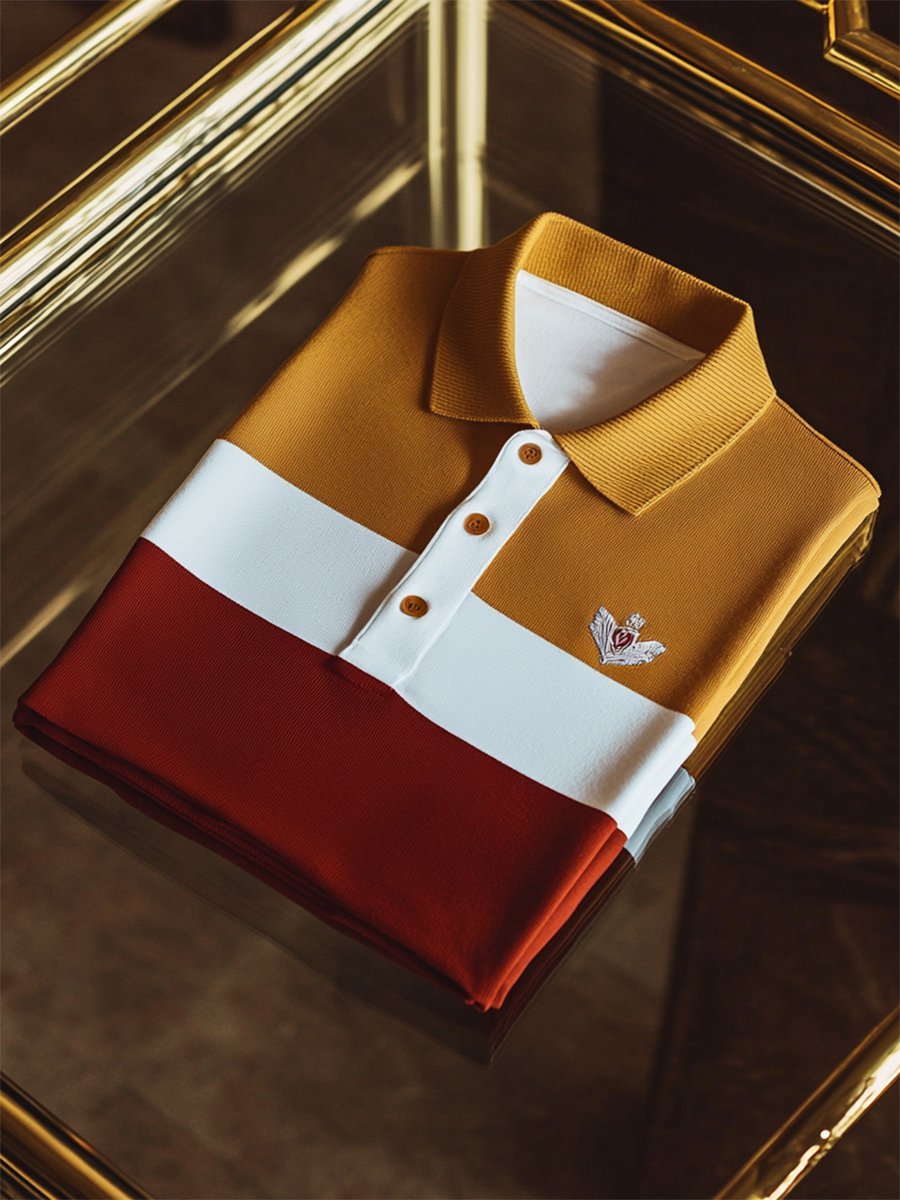 Camisa polo casual ejecutivo de manga larga para hombre