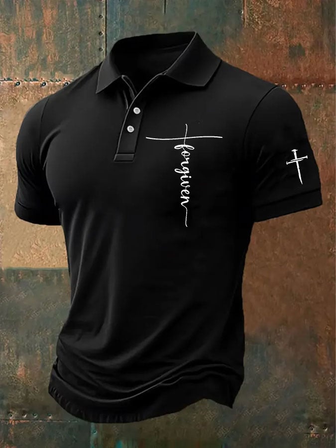 Camisa polo Faith estampado para hombre