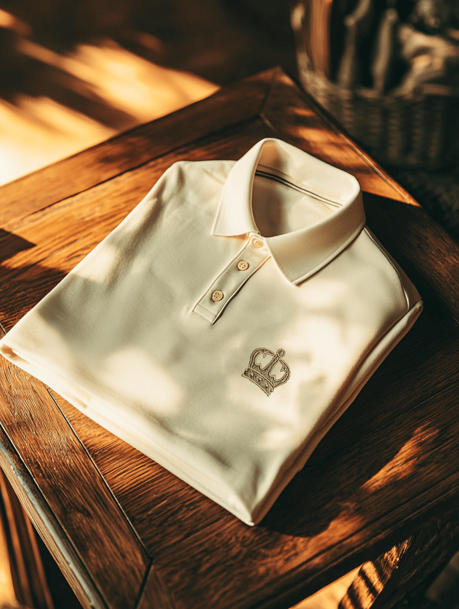 Camisa polo ejecutivo casual Badge Button de manga corta para hombre