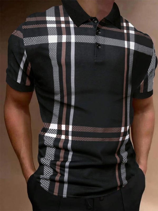Camisa casual ejecutivo de moda polos para hombre