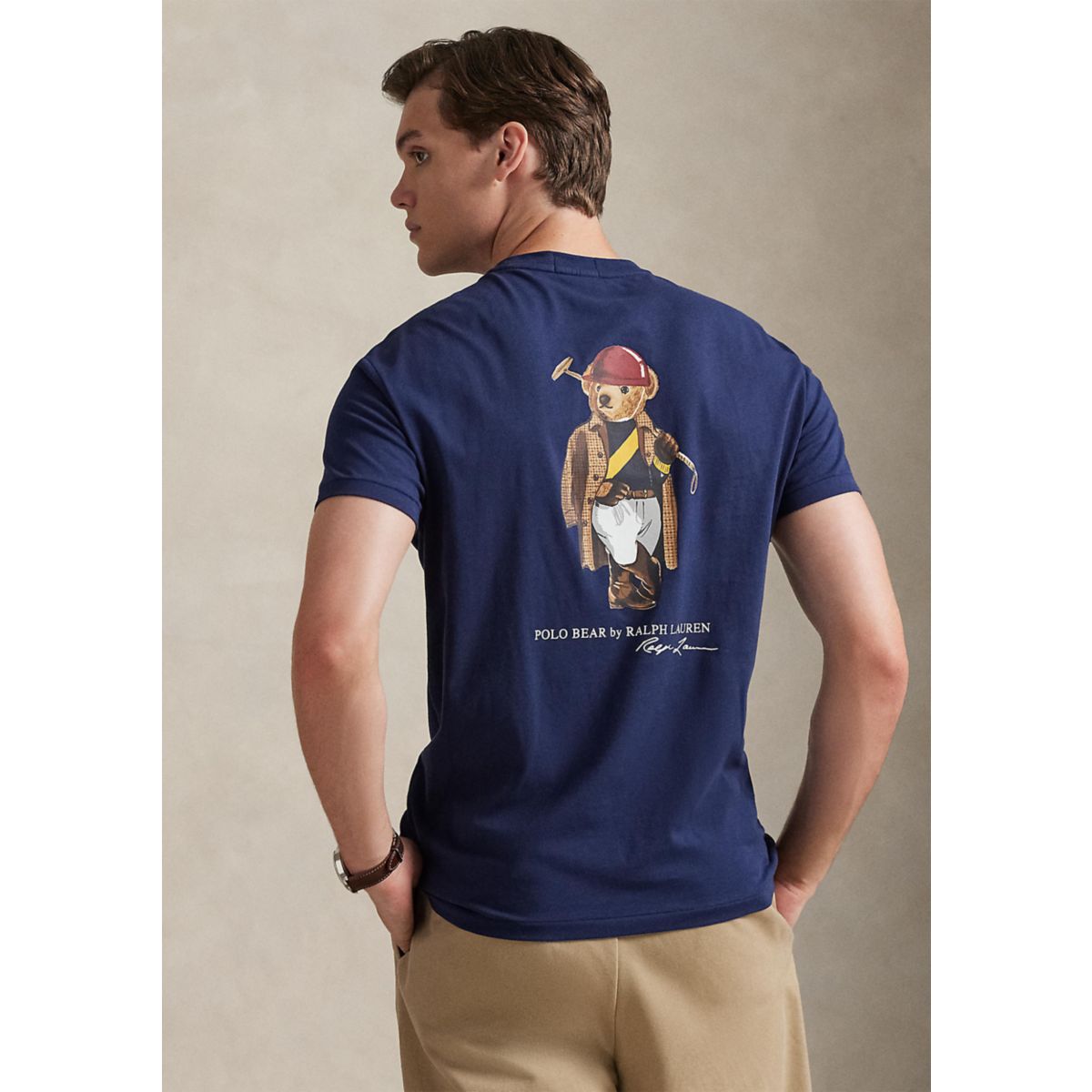 Men's Classic Fit Polo Bear Jersey T-Shirt - 2