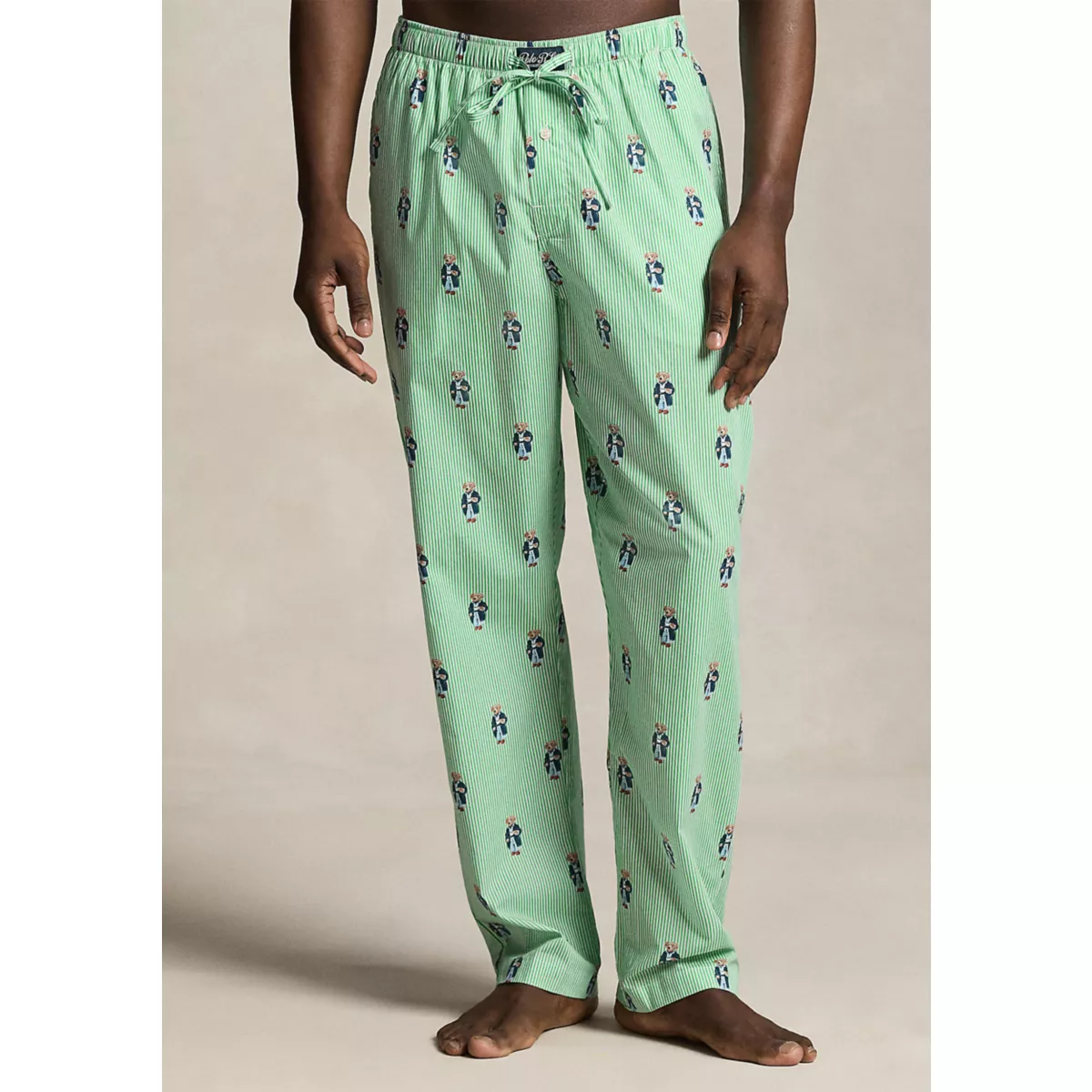 Striped Pajama Pants - 1