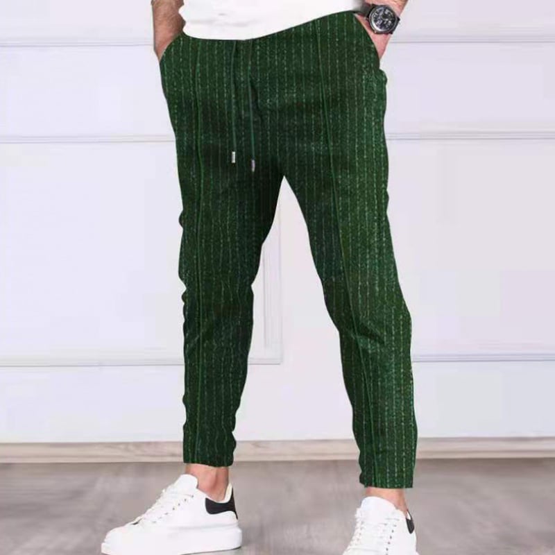 A rayas Tethered casual Jogging Trousers para hombre