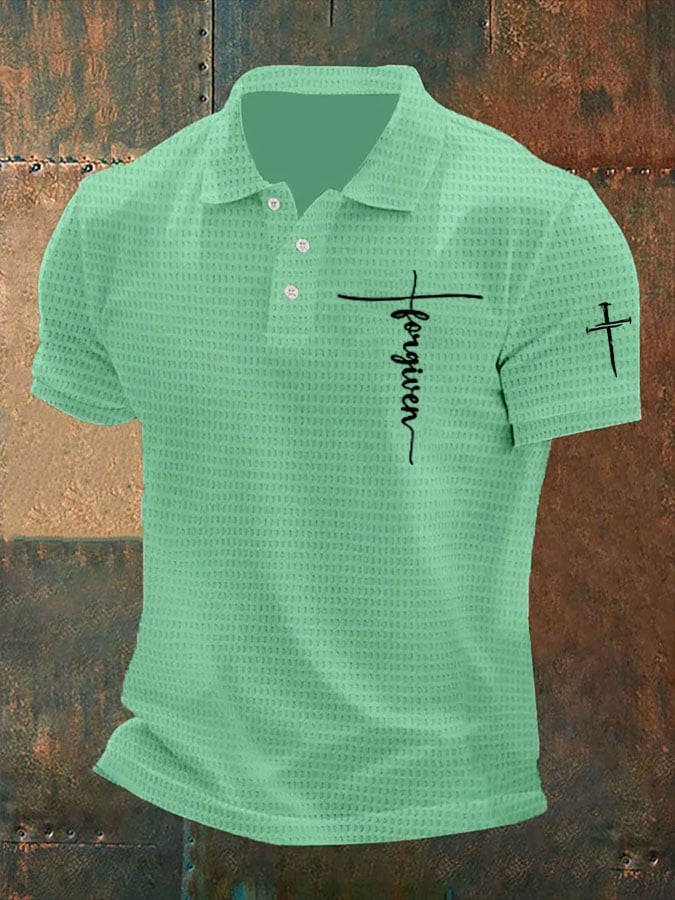 Camisa polo Faith Waffle Fabric para hombre