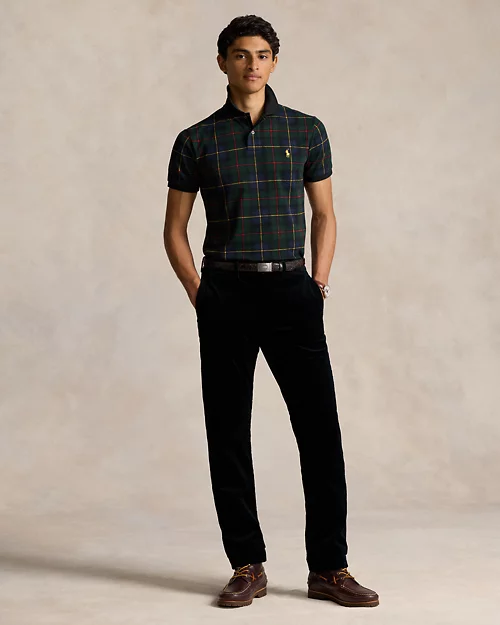 Camisa polo de tartán para hombre - vista 3