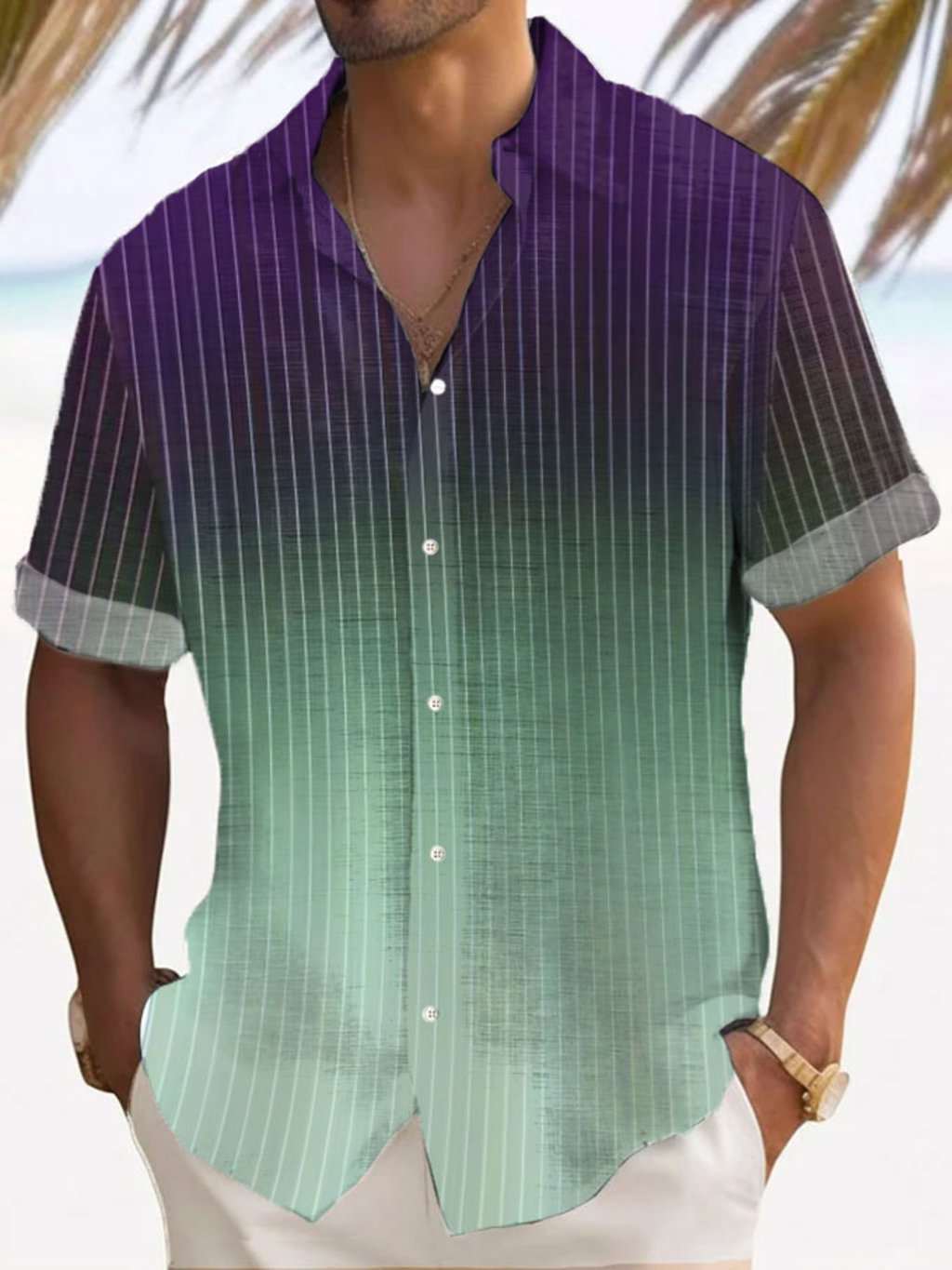 Resort Style Princamiseta para hombre