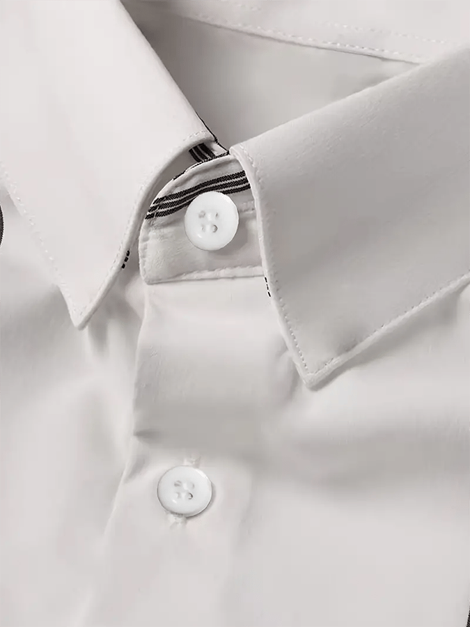 Camisa a rayas ejecutivo casual para hombre