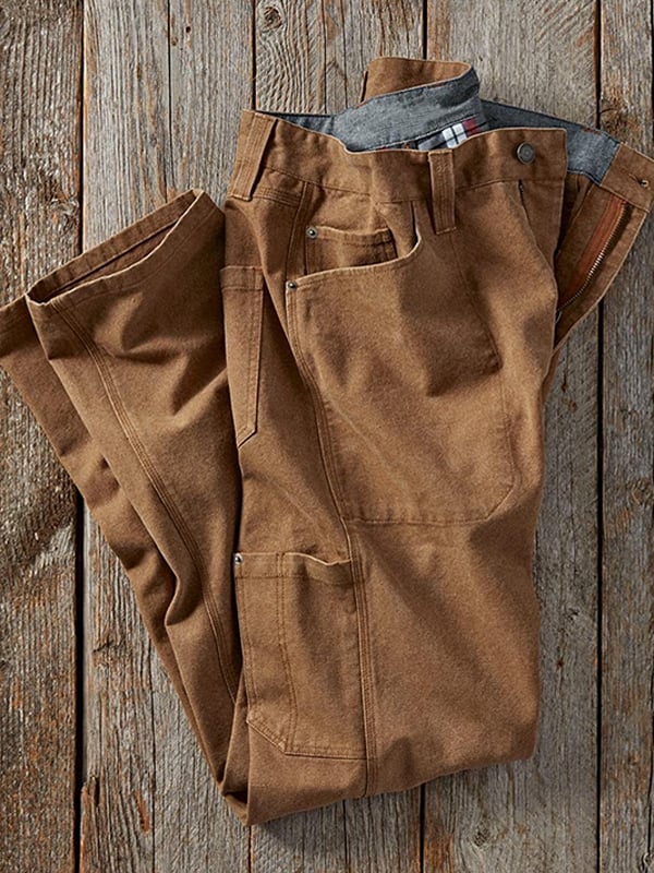 Pantalón vintage para exterior Sports Multi-bolsillo casual para hombre