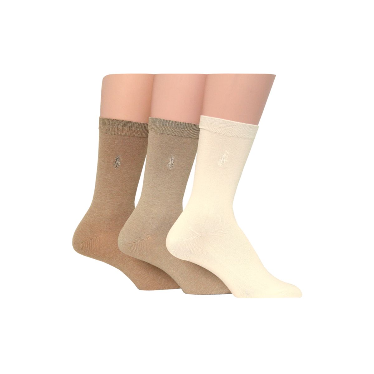 Flat Knit Trouser Socks - 3 Pack - 1
