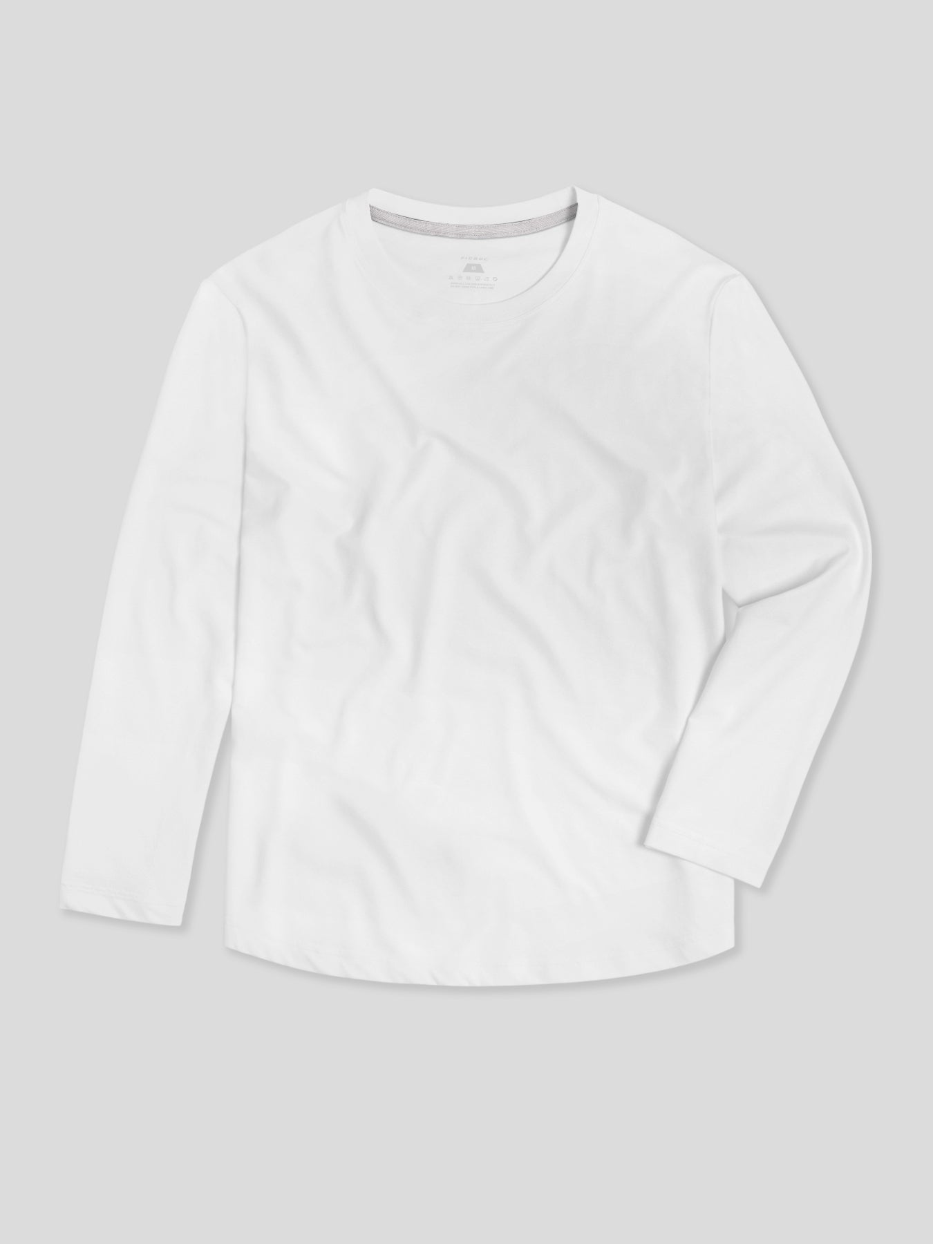 StaySmooth de manga larga Curve Hem Tee:clásico Fit