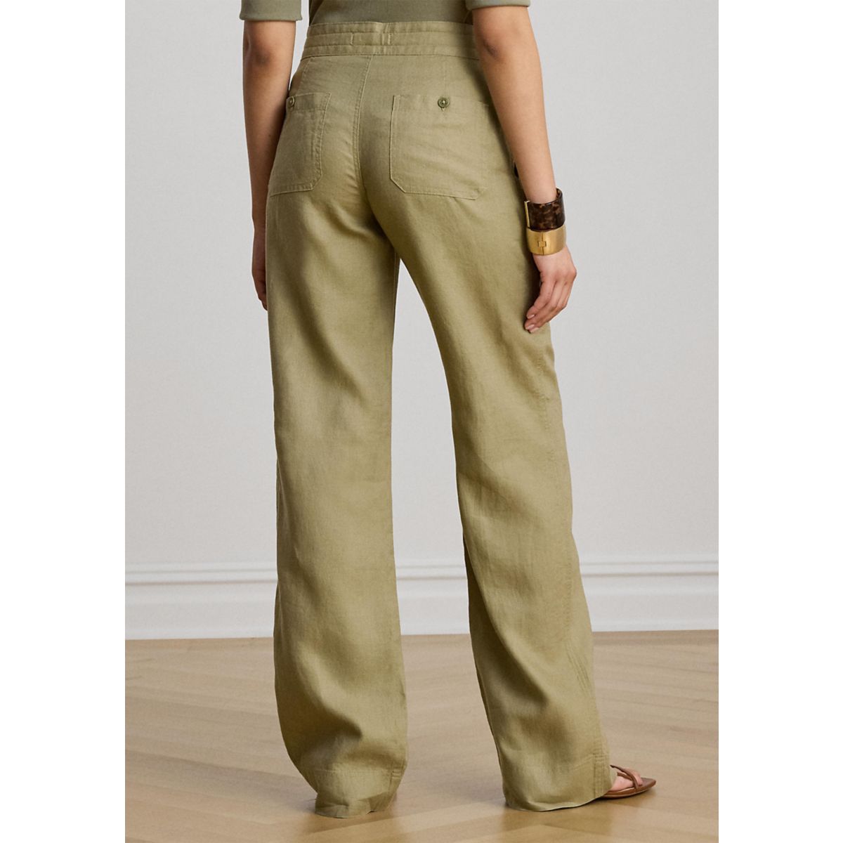 Linen Wide-Leg Pant - 2