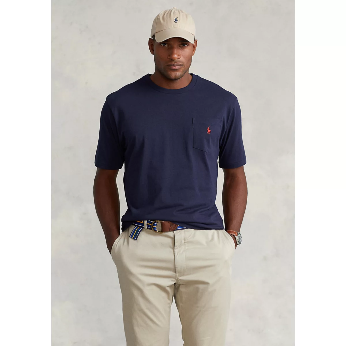 Big & Tall Classic-Fit Pocket Crewneck T-Shirt - 8