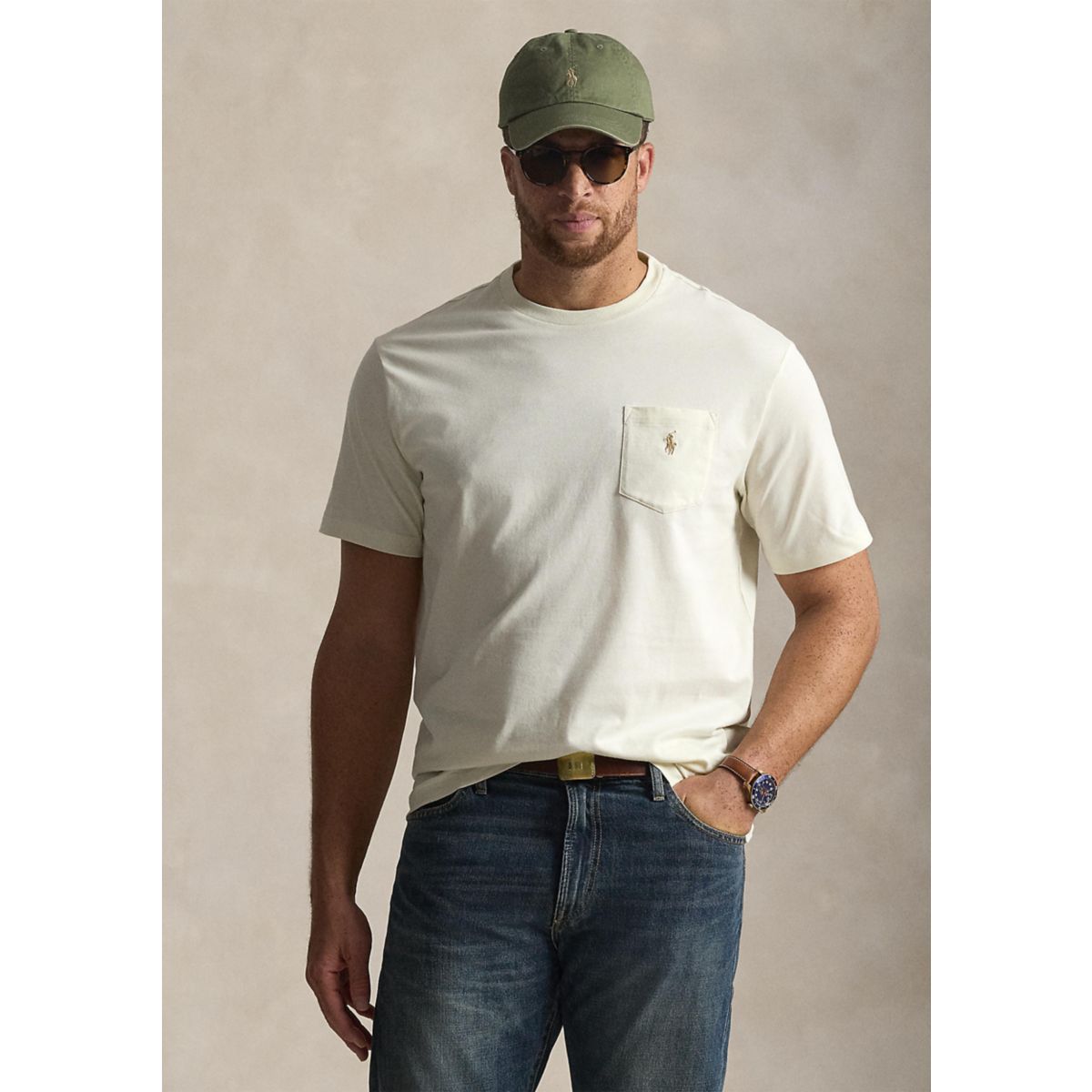 Big & Tall Jersey Pocket T-Shirt - 1