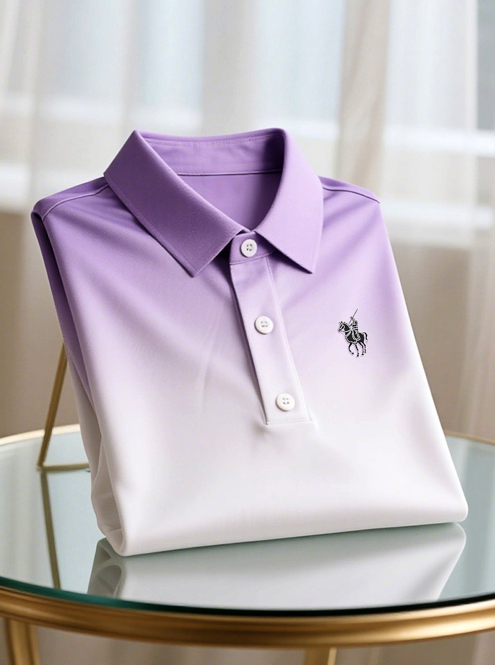 Camisa polo ejecutivo casual Button de manga corta para hombre