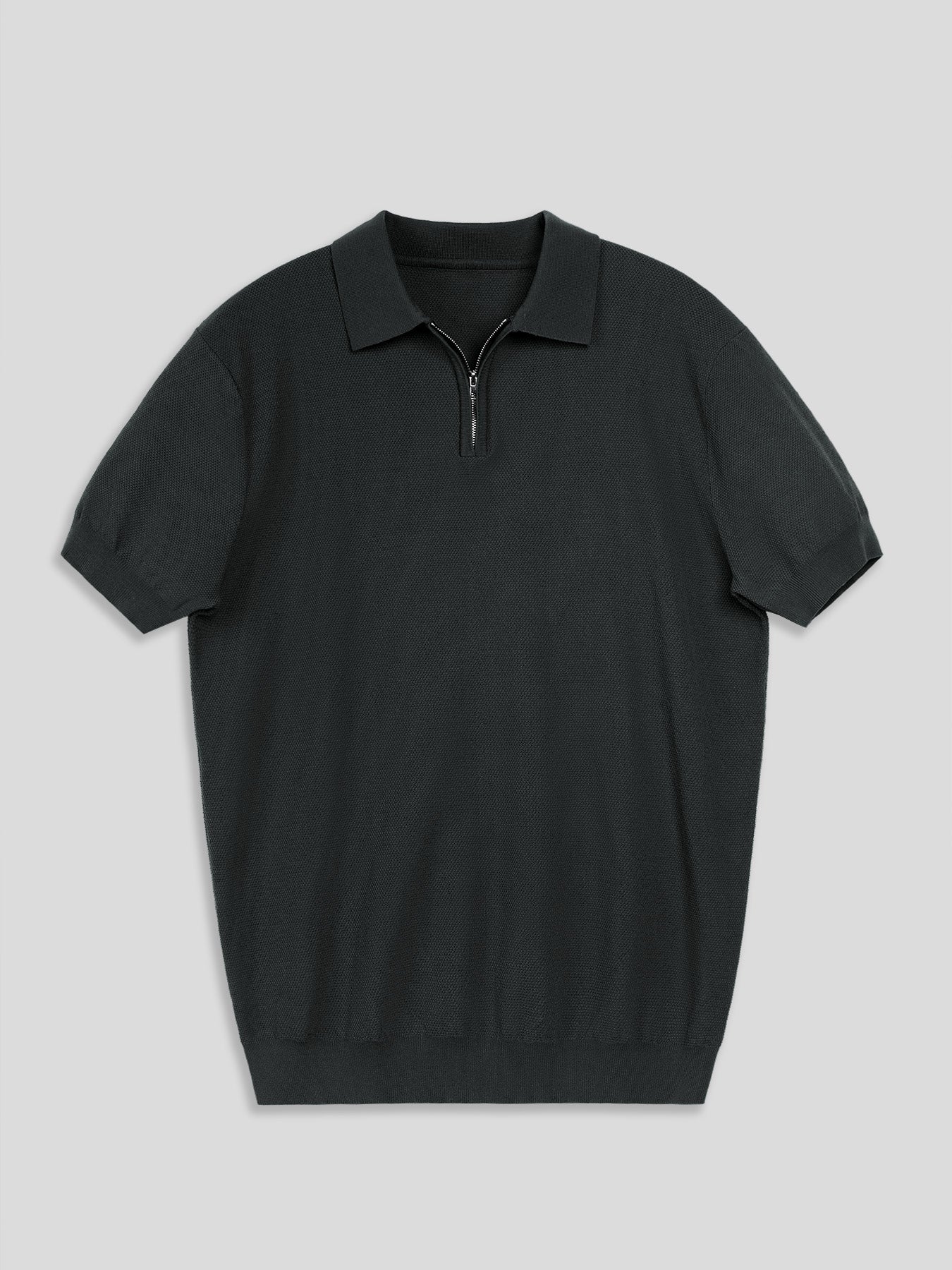 Flextejido Active tejidoted Zip Polo