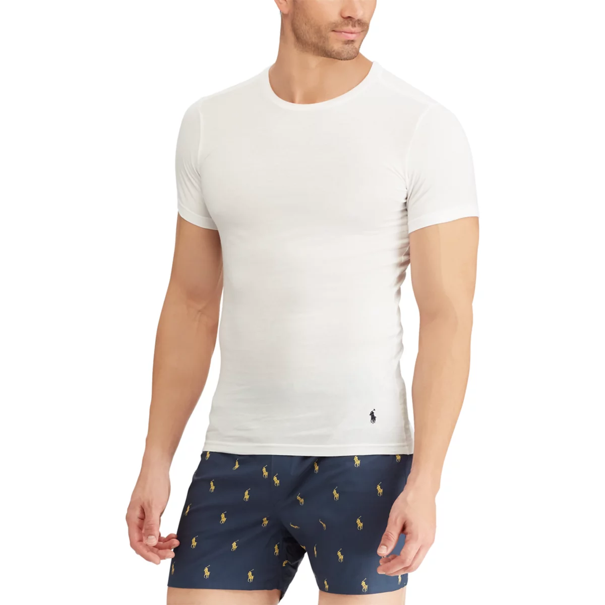 Slim Fit Crew Neck Undershirt - 3 Pack - 1