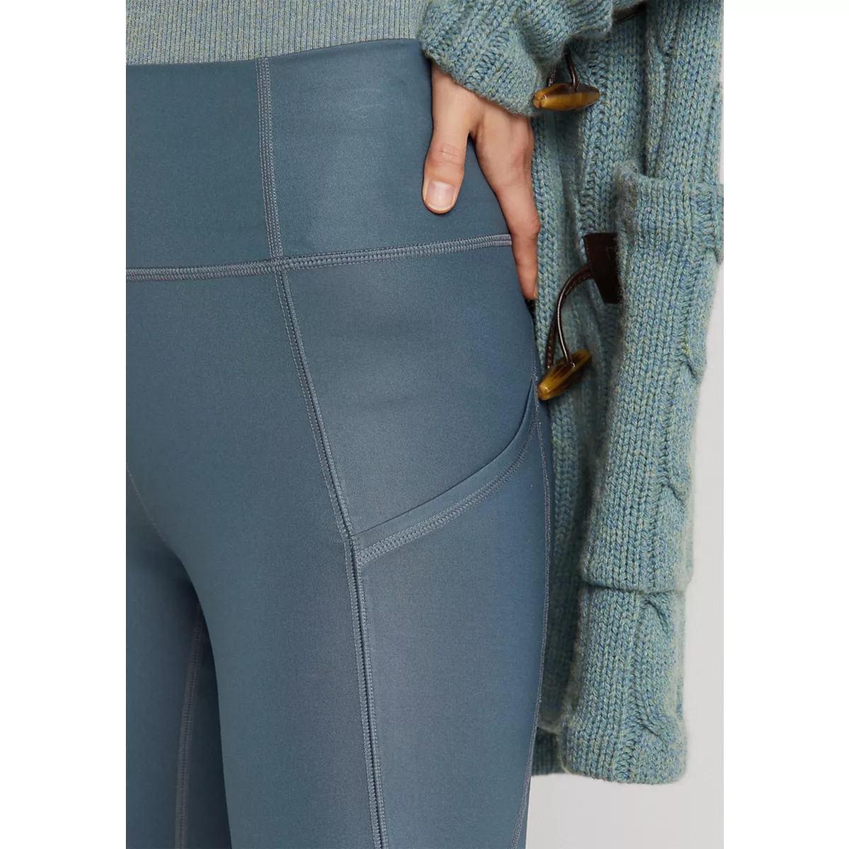 Coated Jersey Leggings - 3