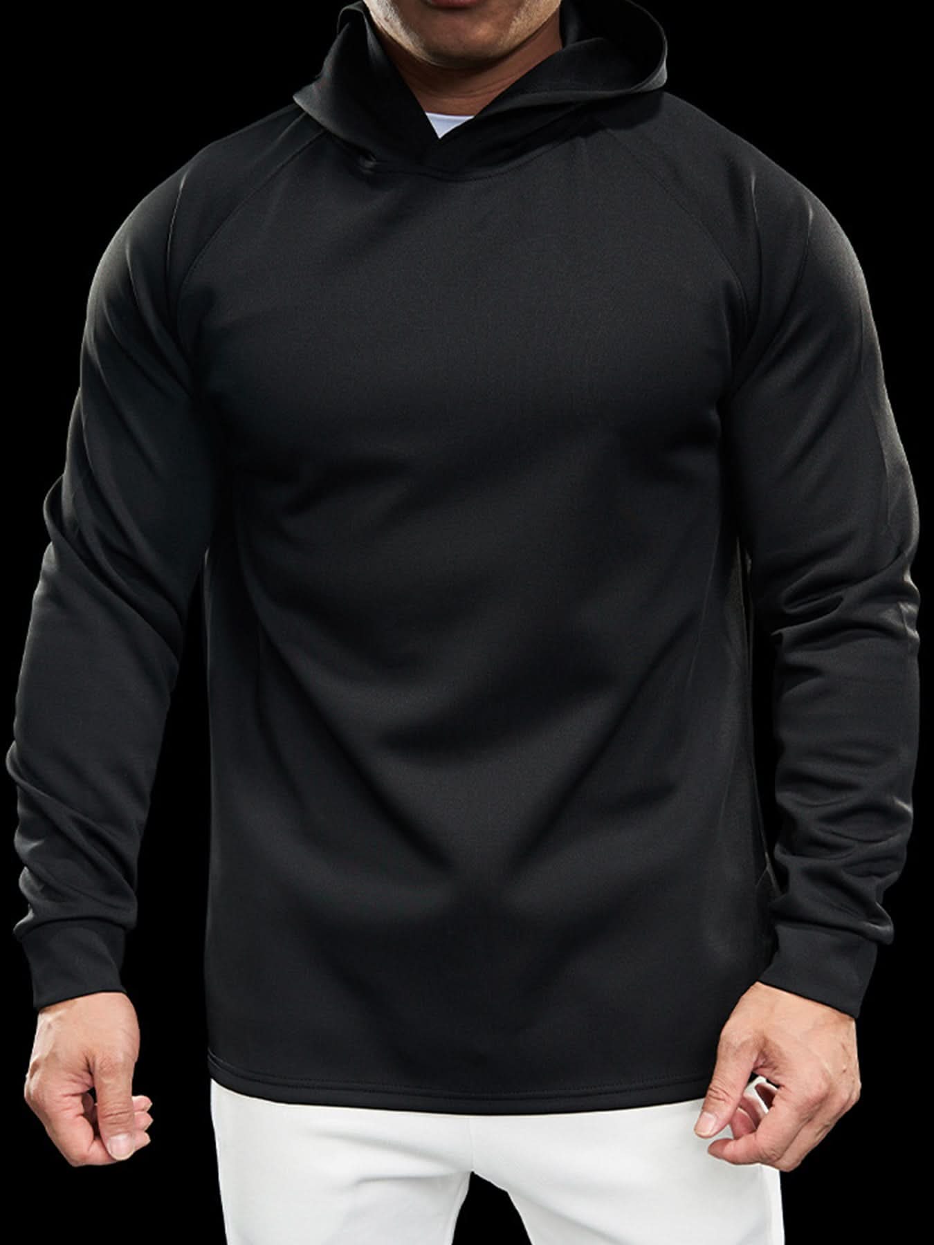 Sudadera Smoothblend Split Hem con gorrasucha