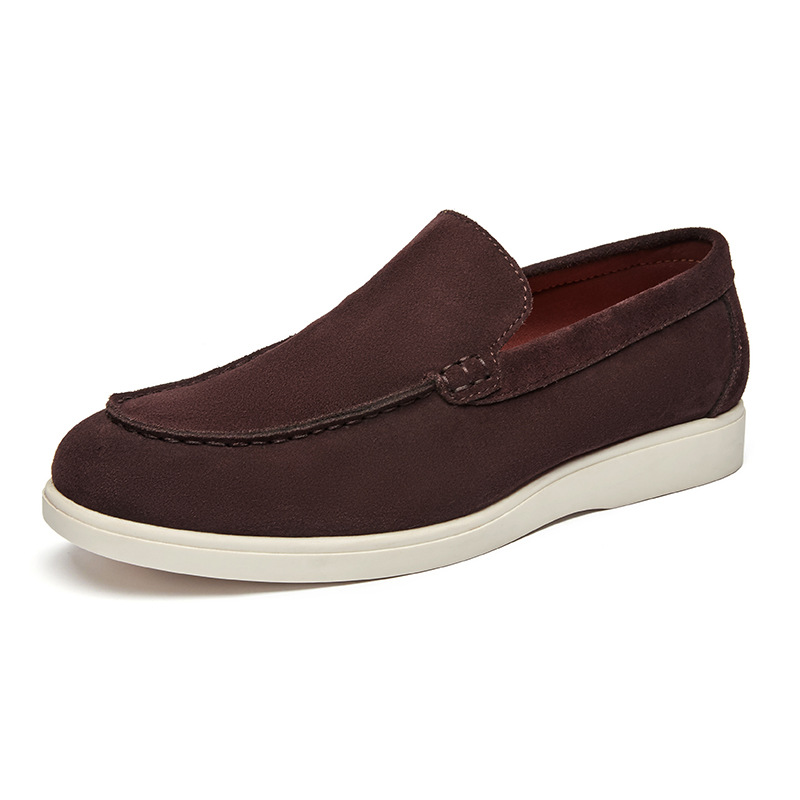 Mocasines British Style Suede Leather Nubuck para hombre