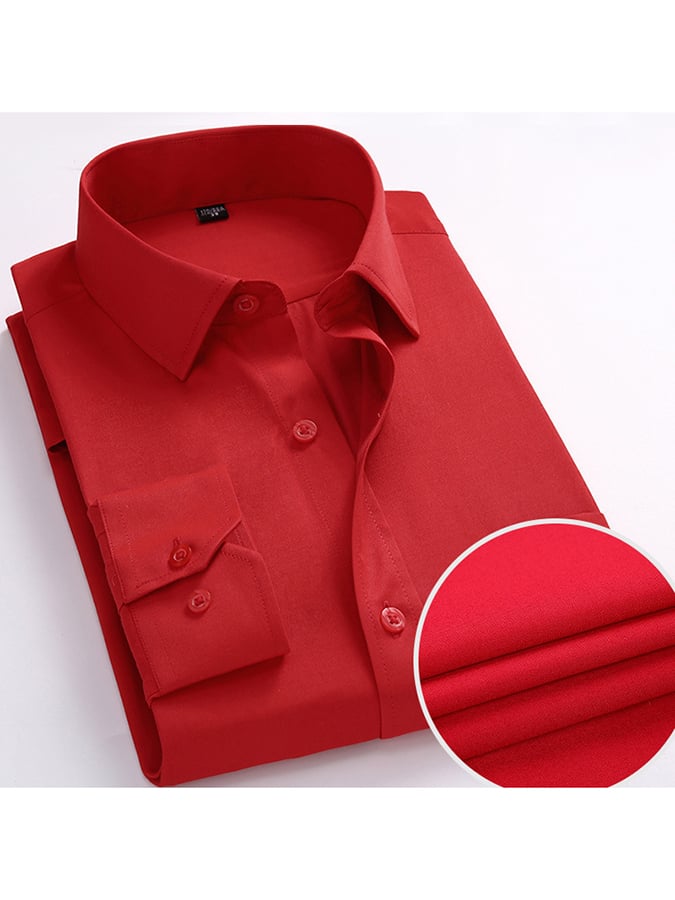 Camisa ejecutivo Non-Iron With bolsillos para hombre