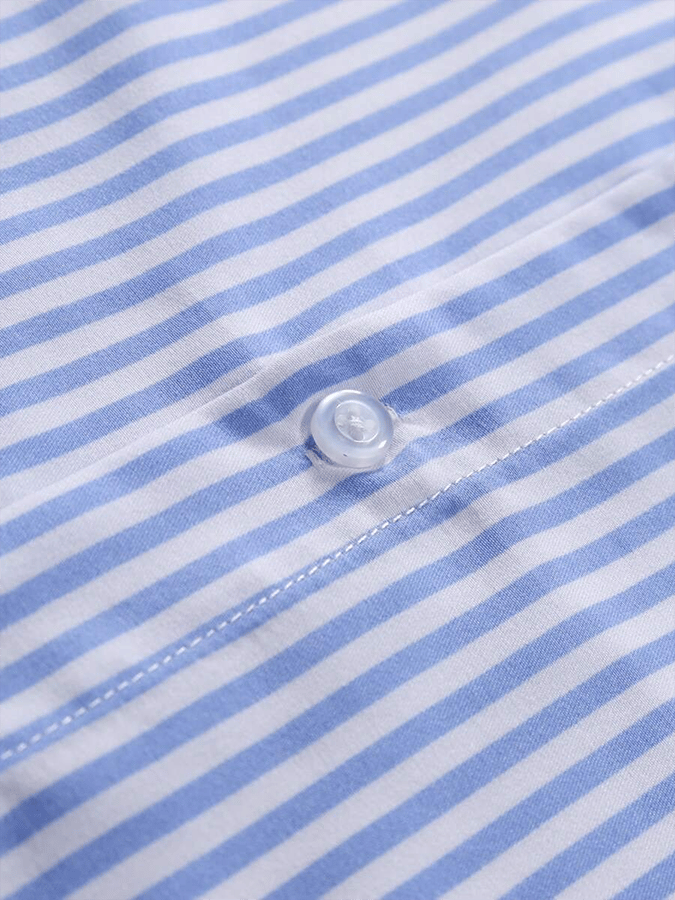 Camisa a rayas ejecutivo casual para hombre