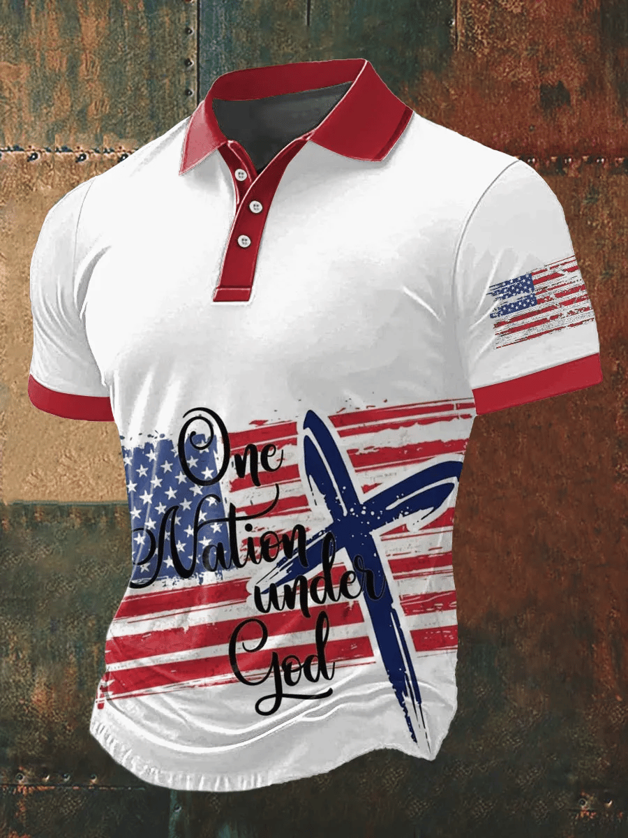 Camisa polo Belief estampado para hombre