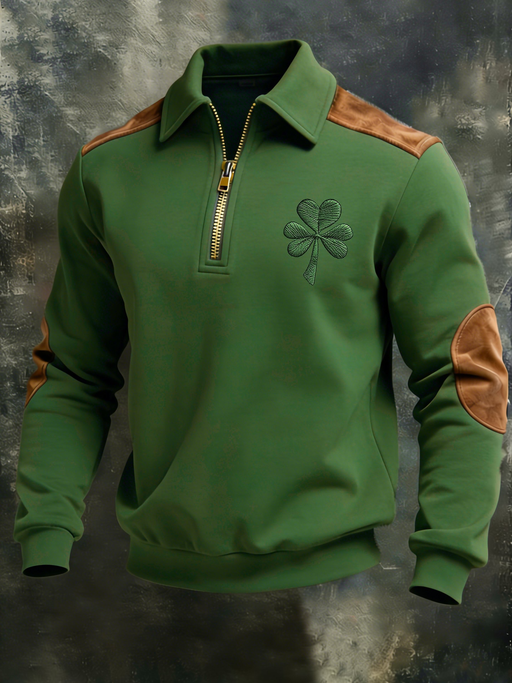 Sudadera Winter retro Rugby estampado Hooded para hombre