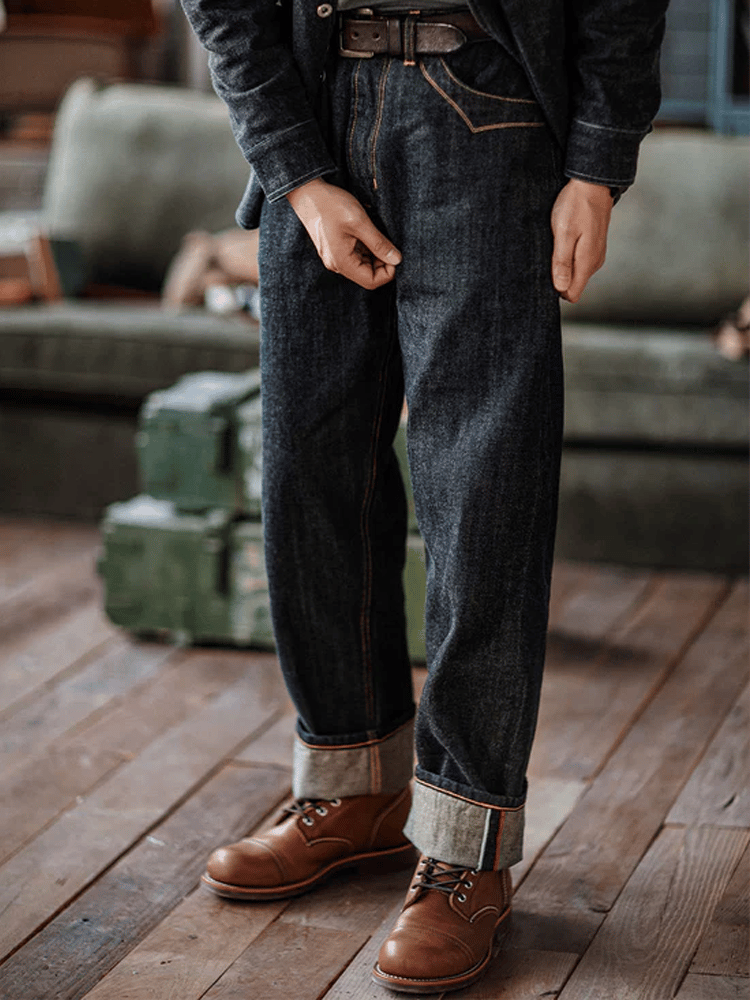 Pantalón para exterior vintage mezclilla para hombre