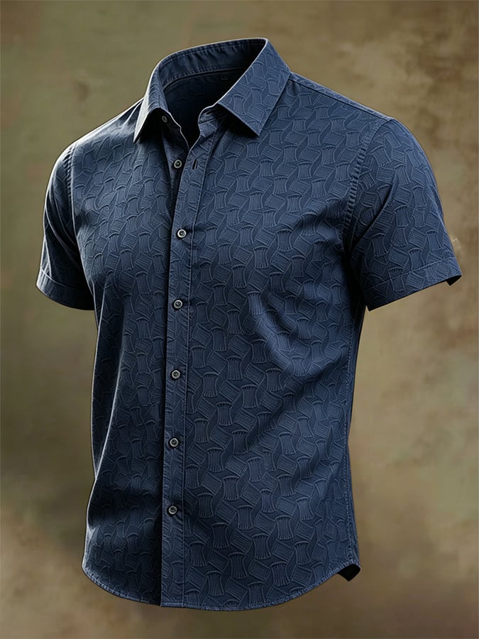 Camisa de manga corta ejecutivo para hombre