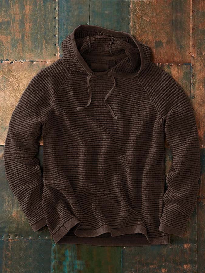 Sudadera Hooded Waffle para hombre
