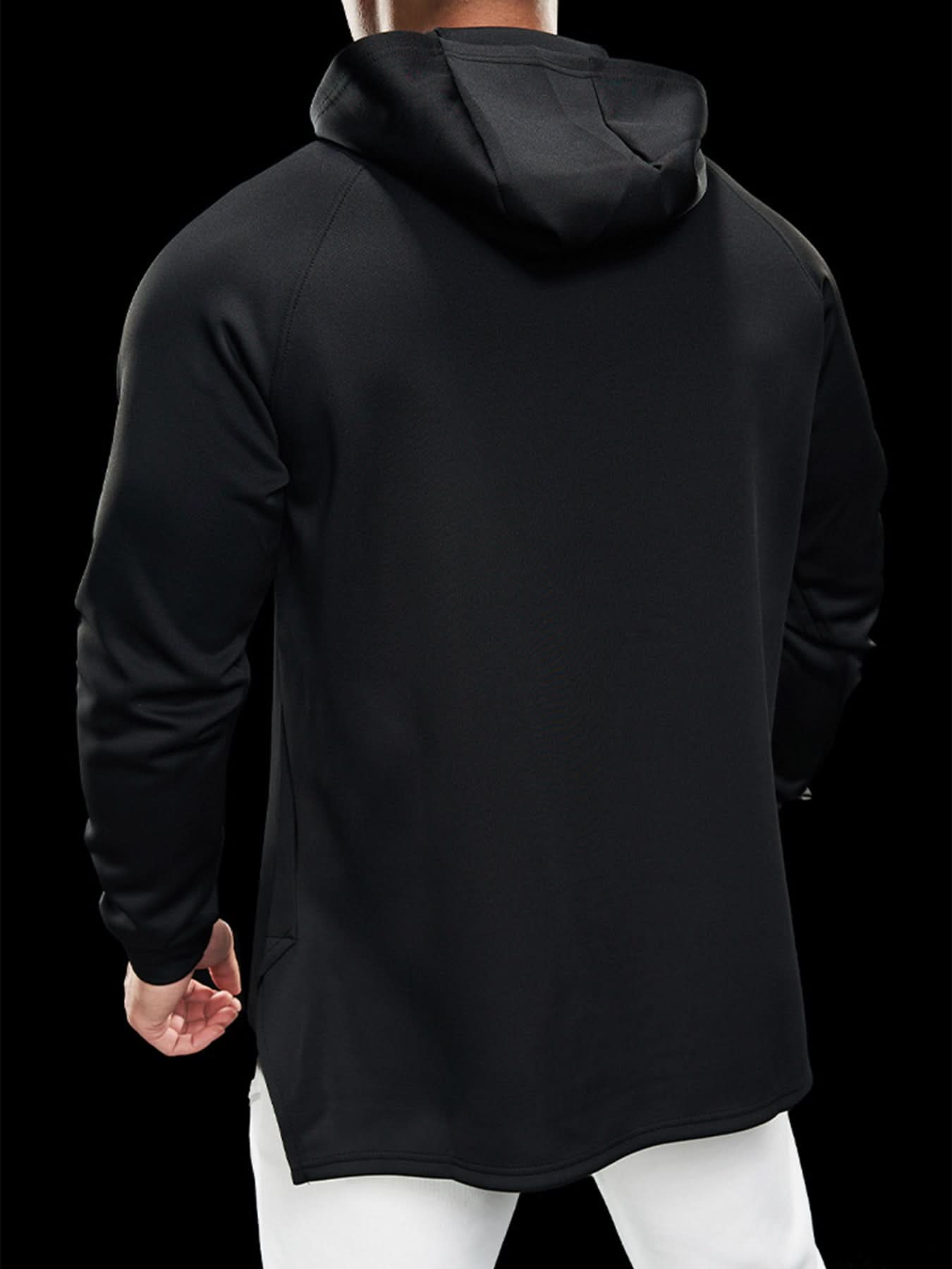 Sudadera Smoothblend Split Hem con gorrasucha