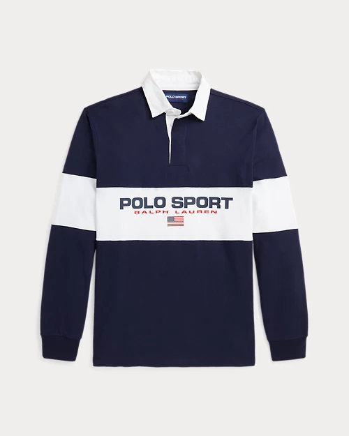 Camisa de rugby deportiva tipo polo de corte clásico para hombre - vista 2