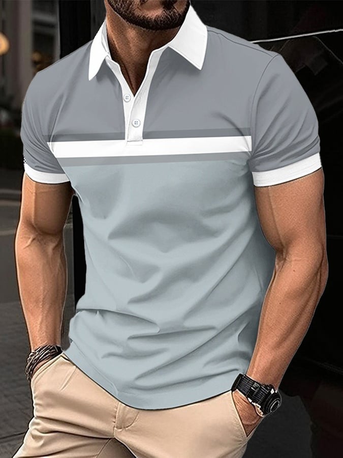 Camisa polo de moda casual para hombre