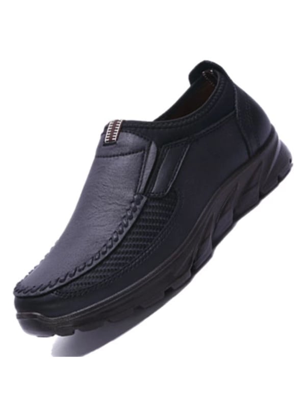 para hombre de moda Solid Leather zapatos